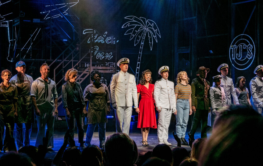 An Officer and a Gentleman The Musical curtain call at The Marlowe Theatre, Canterbury