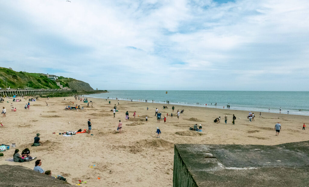 Sunny Sands Beach in Folkestone, Kent