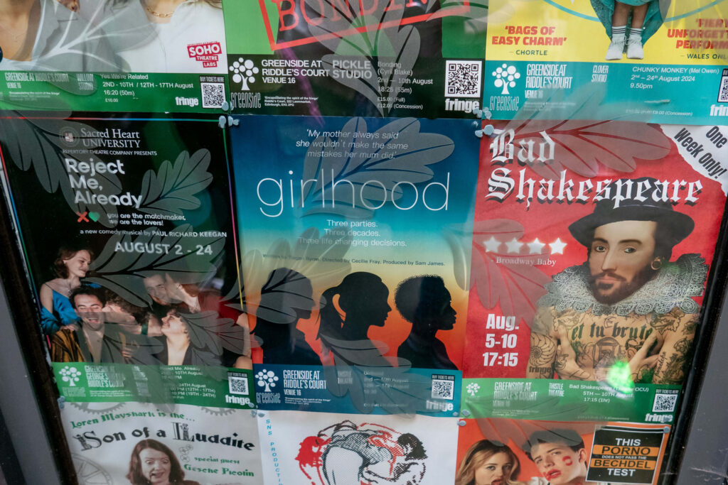 Girlhood poster at Greenside @ Riddles Court, Edinburgh