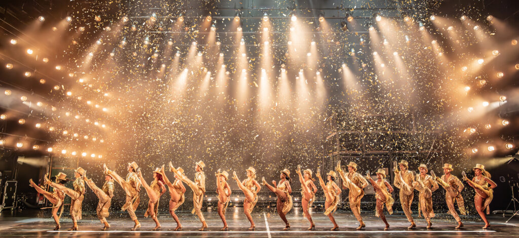 The cast of A CHORUS LINE - Photography by Marc Brenner