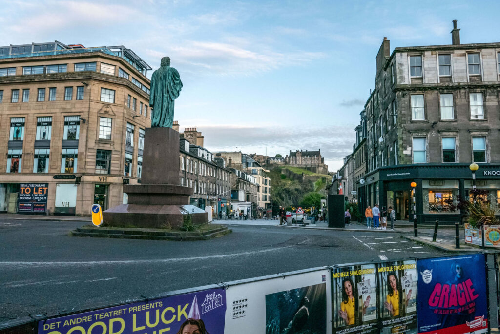 George Street during the Edinburgh Fringe