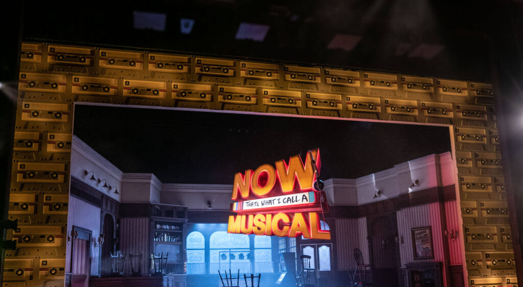 NOW That's What I Call A Musical show sign at the Marlowe Theatre, Canterbury