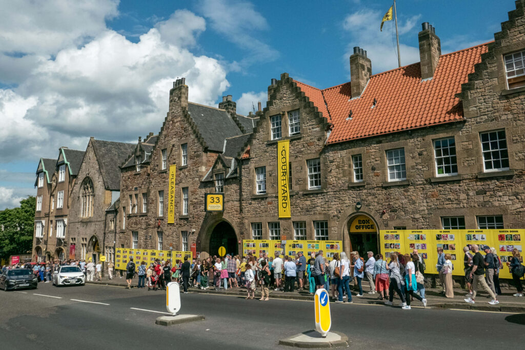 Pleasance Courtyard during the Edinburgh Fringe