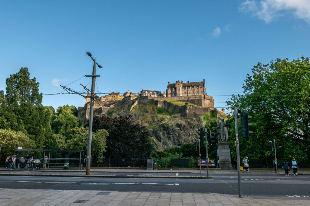 Views of Edinburgh Castle, Scotland