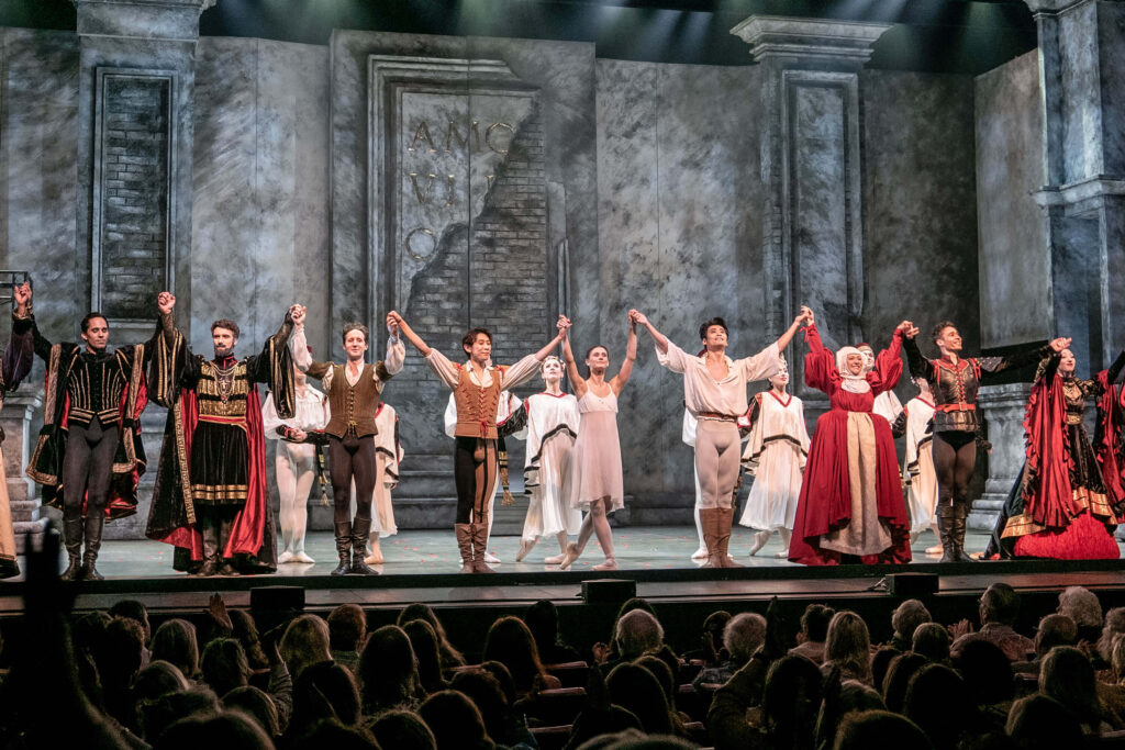 Northern Ballet's Romeo & Juliet curtain call at the Marlowe Theatre, Canterbury