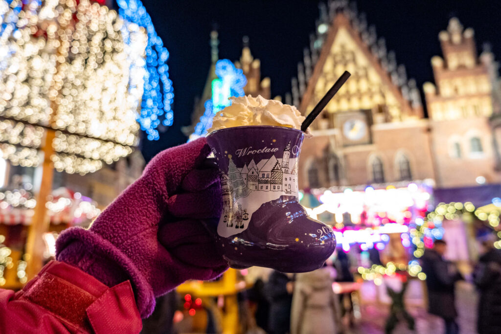 Wrocław Christmas Market souvenir mug, Poland