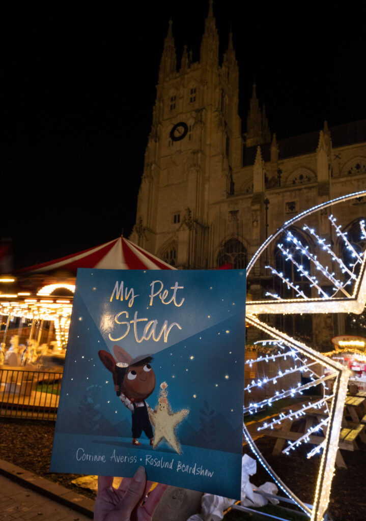 My Pet Star book at the Canterbury Christmas Market