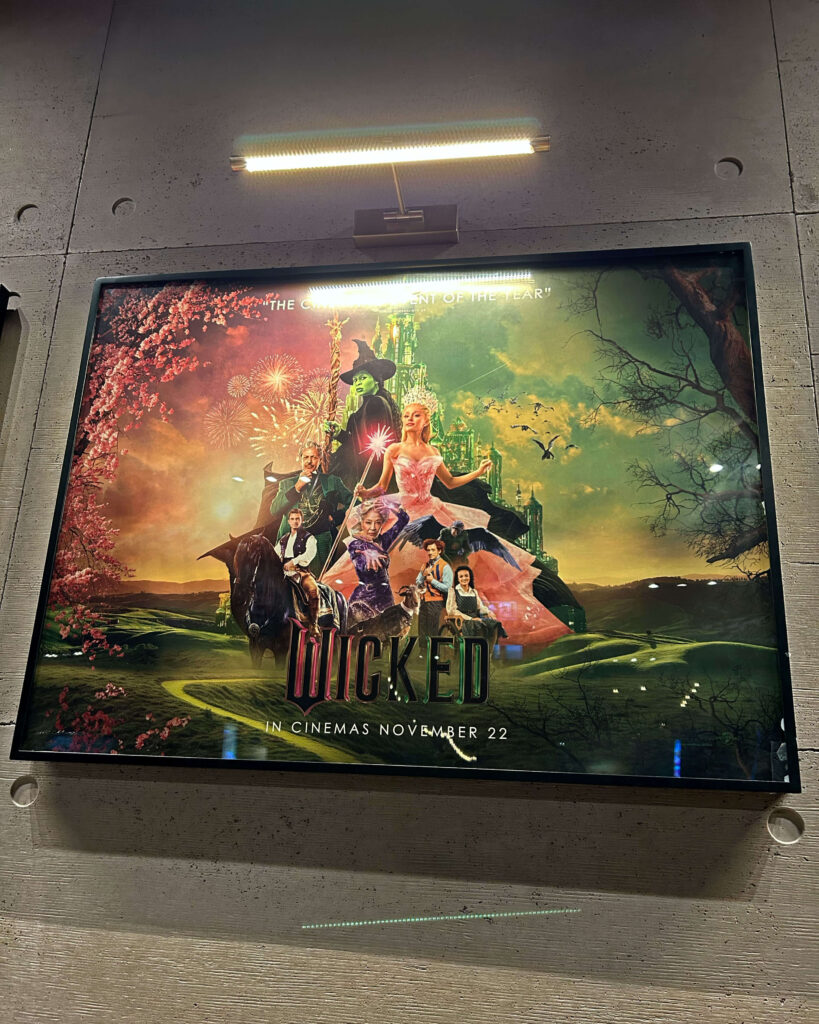 'Wicked: Part 1' poster at Curzon Cinemas Canterbury Riverside