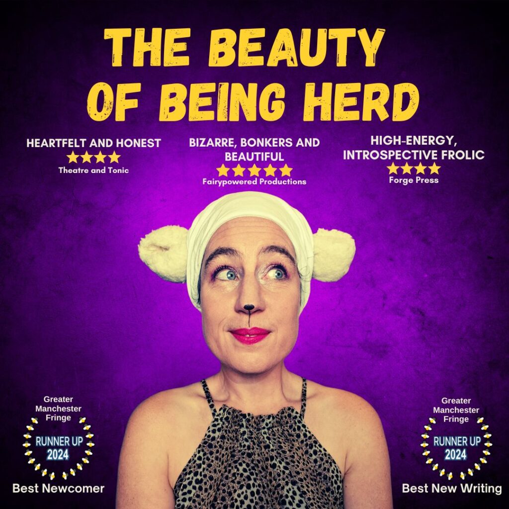 Ruth Berkoff: The Beauty of Being Herd poster | Brighton Fringe