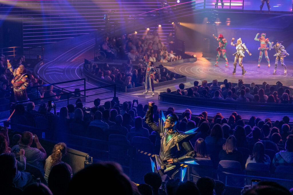 Electra and Momma during the Megamix at the Troubadour Wembley Park Theatre, London