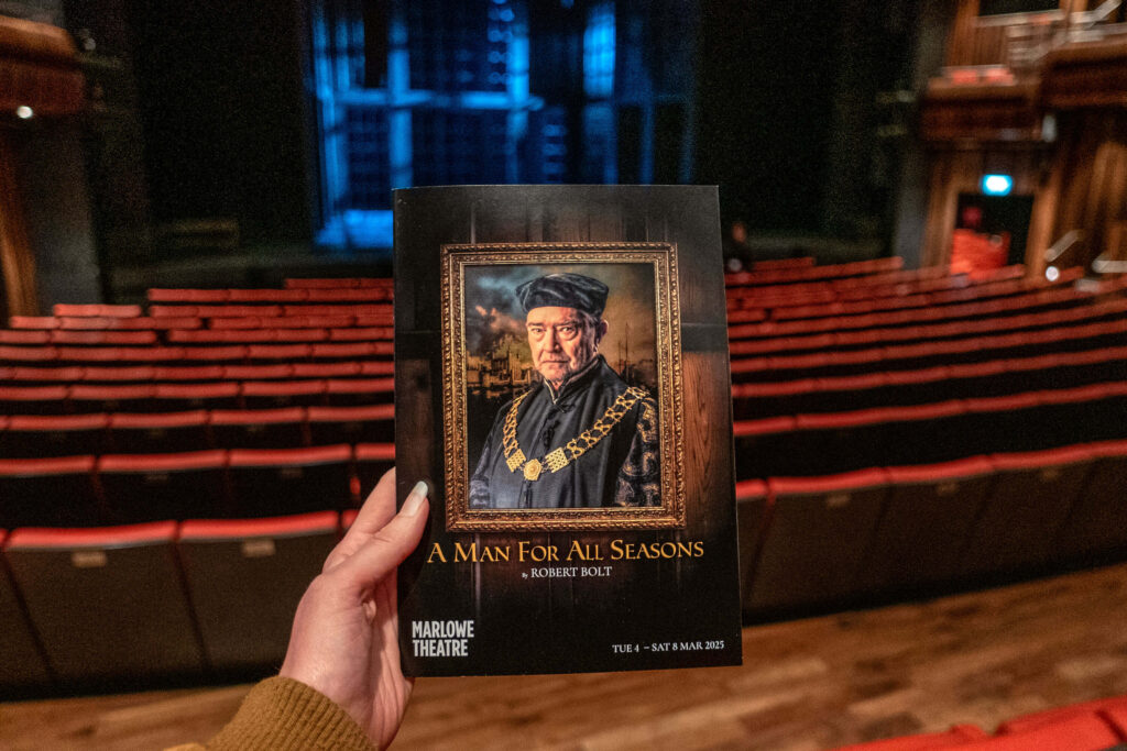 A Man for All Seasons programme at the Marlowe Theatre, Canterbury