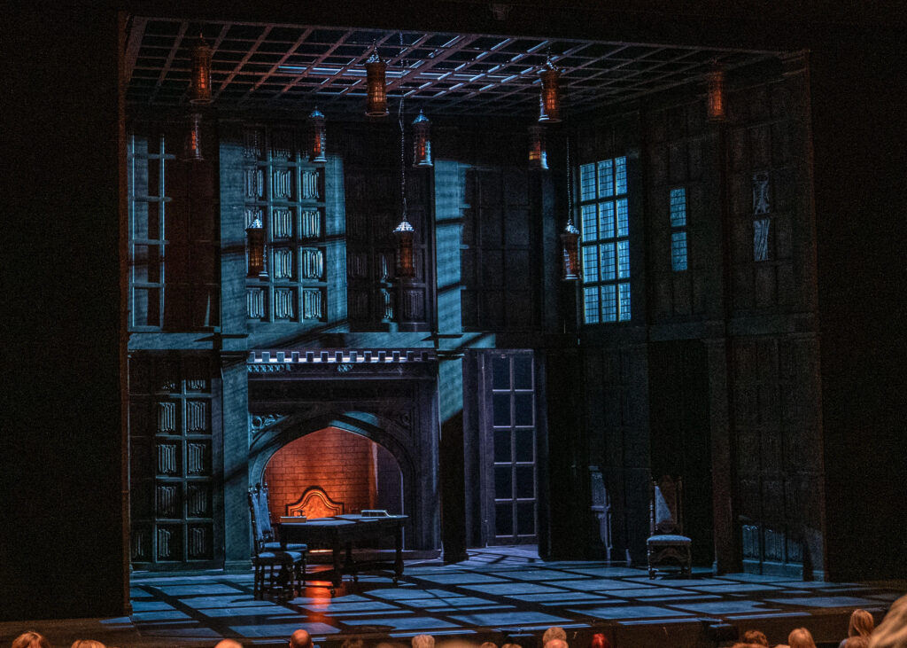 A Man for All Seasons set design at the Marlowe Theatre, Canterbury