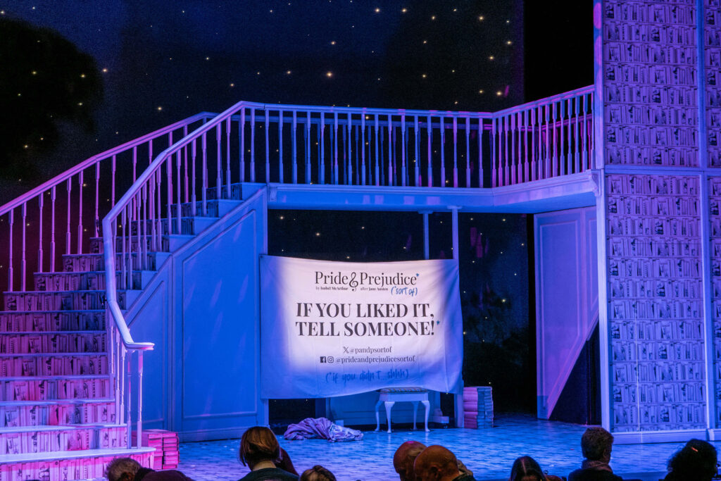 Pride and Prejudice* (*Sort of) finale artwork at the Marlowe Theatre, Canterbury