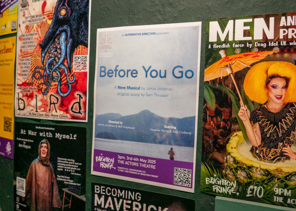 Before You Go poster at The Actors Theatre | Brighton Fringe